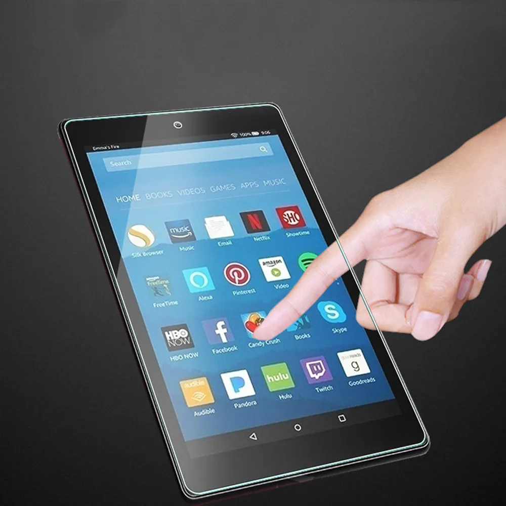 

Ultra Slim 9h Tempered Glass For Kindle Fire Hd 10 2019/2017 High Quality Film Tablet Screen Protector Pad Accessories