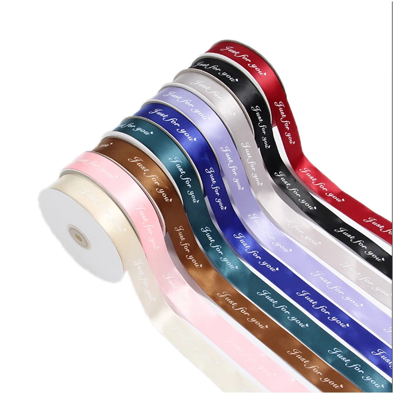 Бесплатная доставка подарочная лента на заказ/атласная с принтом