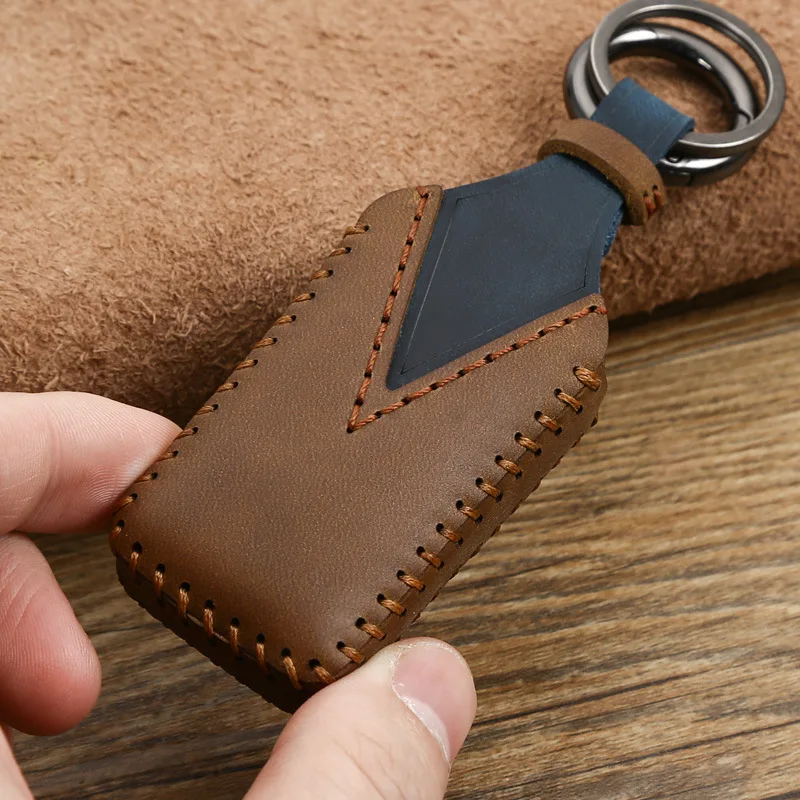 

Special Car Leather Key Case for Honda Civic Binzhi CRV Jedfeng Fan Accord Car Remote Control Key D/E/F Decoration Accessories