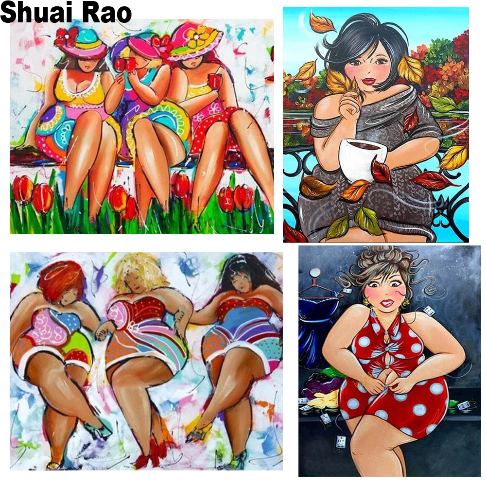 Сексуальная картина для полных леди полностью квадратная круглая дрель 5D сделай