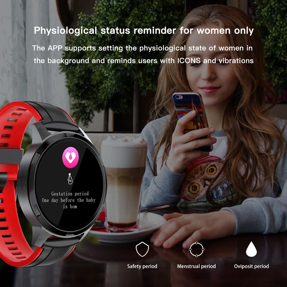 

X20S Smart Watch Men Full Round Touch Screen Heart Rate Blood Pressure Watch Smart Wristband Sports Android Smart Band Bracelet