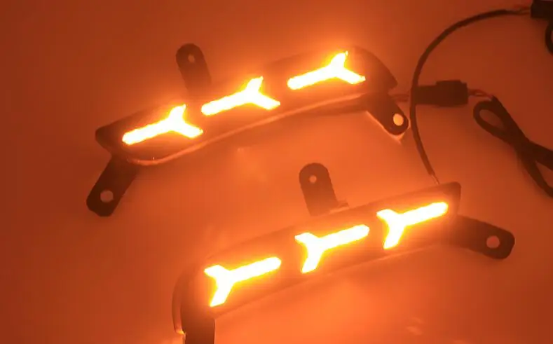 2014 ~ 2017 год автомобильный бампер для Trumpchi GS4 Дневной светильник автомобильные