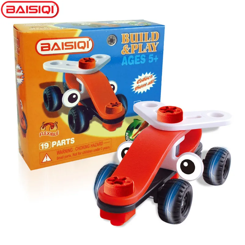 Гибкий строительный блок мягкий монтажный винтовой инструмент игрушечный