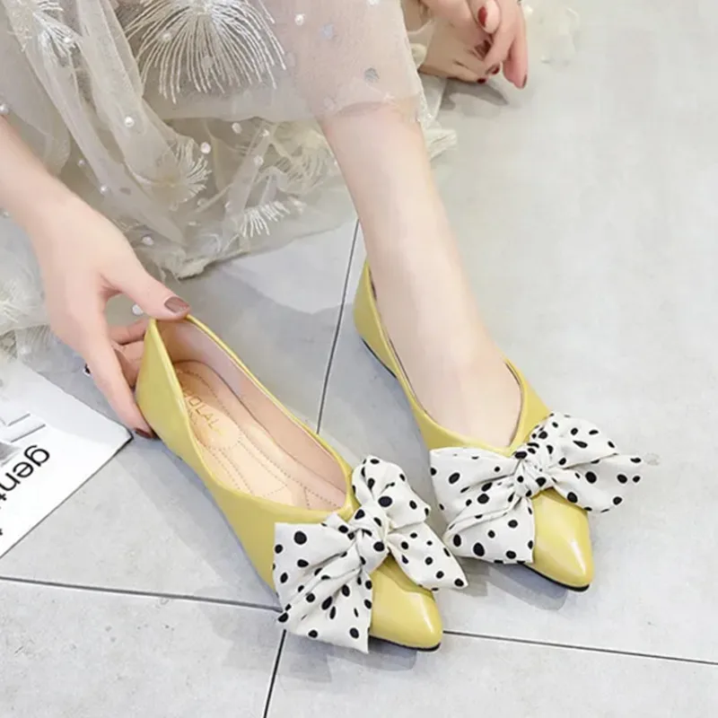 

Cresfimix Women Cute Bow Tie Slip on Party Flat Shoes Lady Classic White Pu Leather Office Flat Loafers Mocasines Mujer C6684f