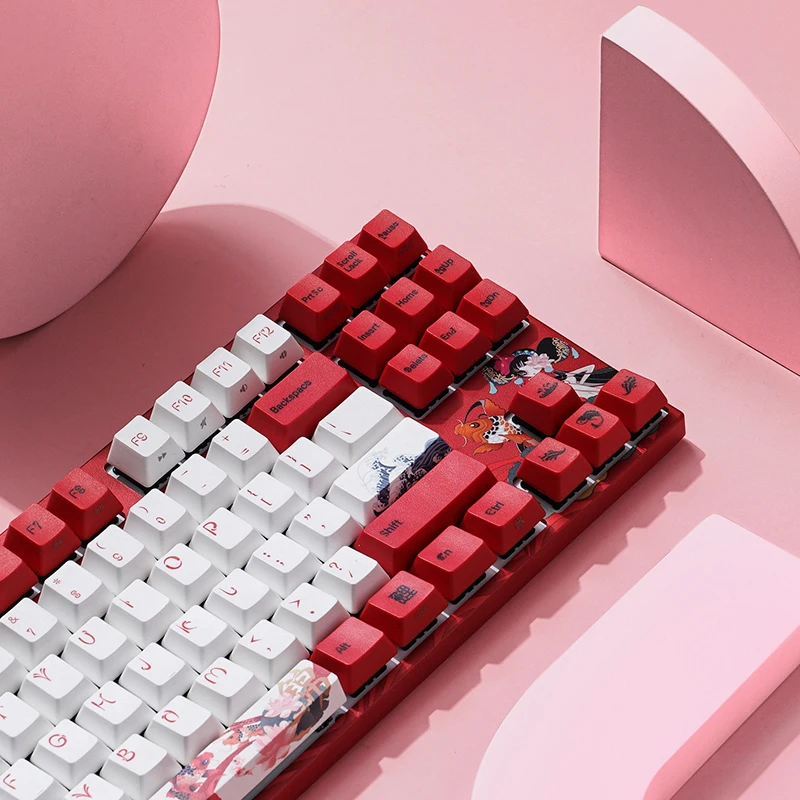 varmilo koi mechanical keyboard wired va87m va108 miya pro 68key87key108key capacitive v2 switch white backlight gaming free global shipping