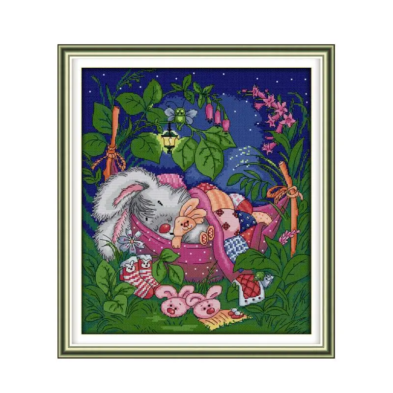 Набор для вышивки крестиком Sleep my joy 18ct 14ct 11ct печать на холсте вышивка