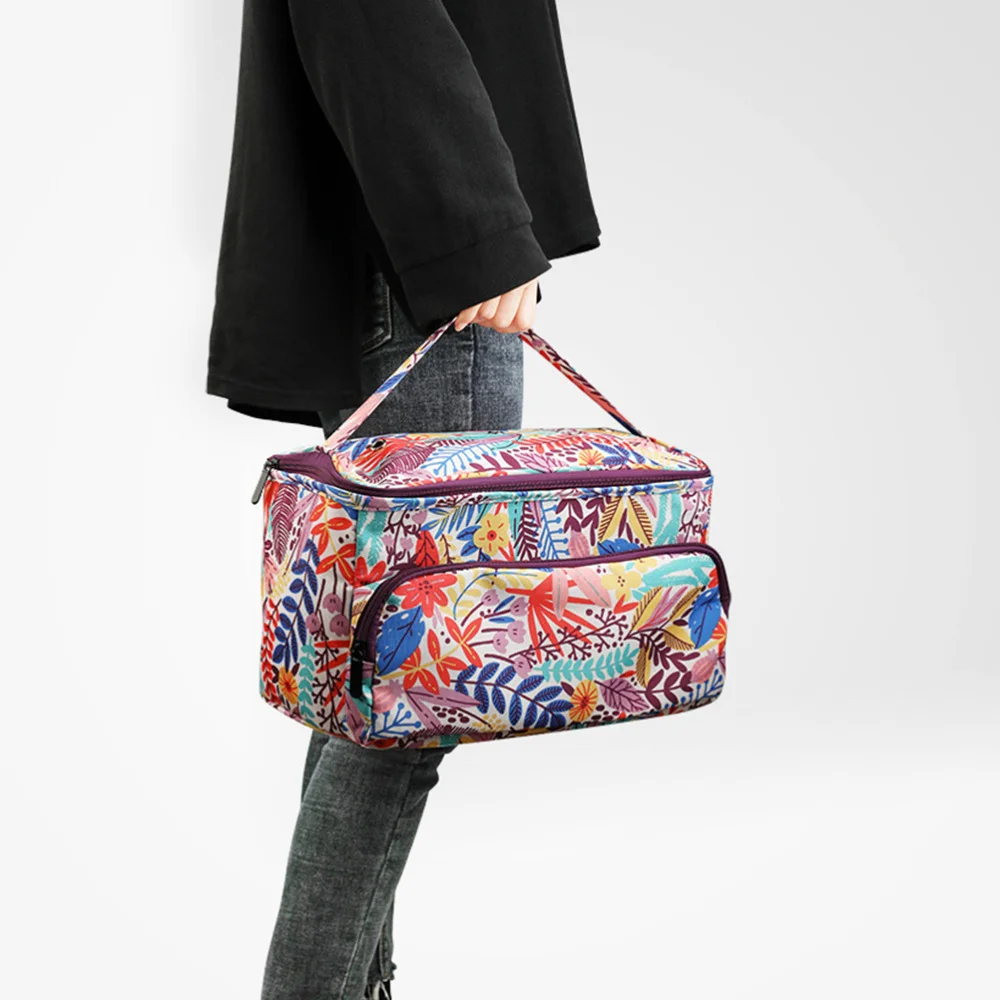 

1 Pc Durable Embroidery Tools Bag Multi-Pocket Embroidery Kits Storage Bag