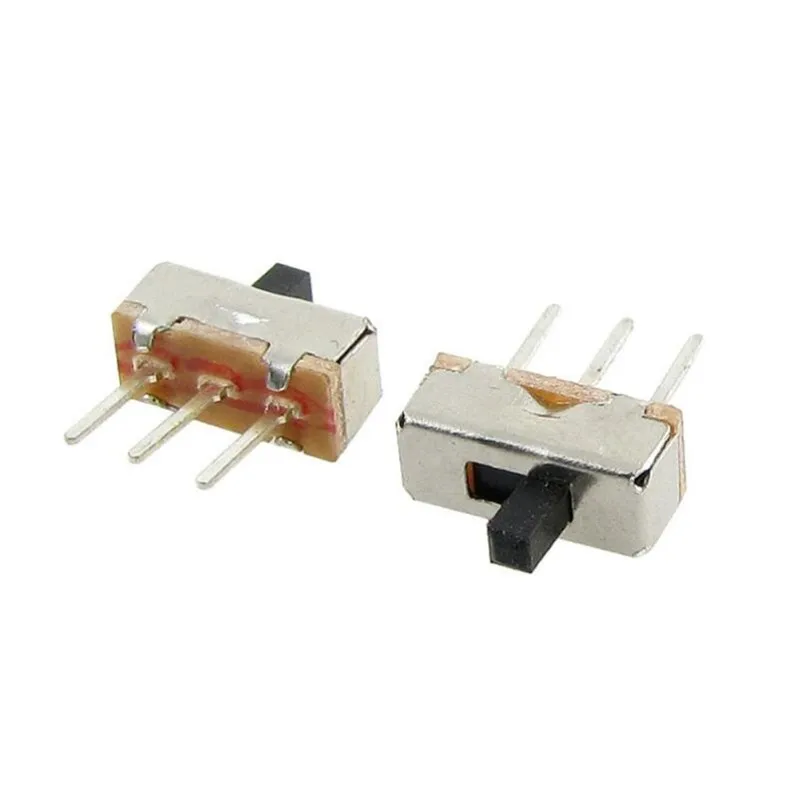 50 шт. SS12D00 прерыватель ВКЛ ВЫКЛ мини ползунковый Переключатель 3pin 1P2T 2 позиционный