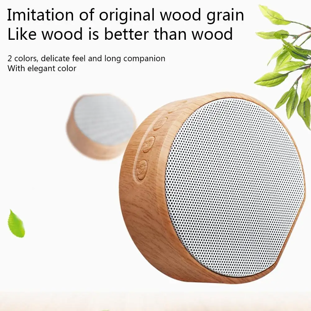 Мини-фон для фотосъемки с изображением деревянного bluetooth динамик Портативный