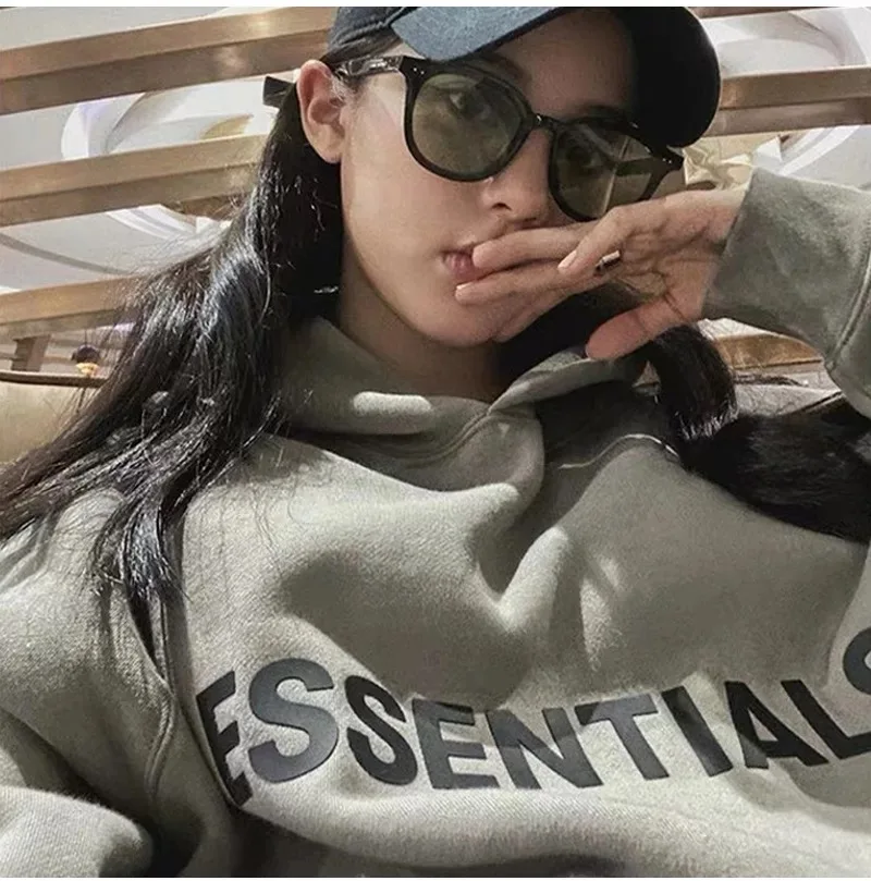 

Autumn and winter men's hoodie must-have item Pure cotton brand trend Epoxy process printing couple pullover coat 1:1
