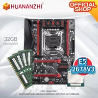 huananzhi x99 bd3 rev3 0 x99 motherboard with intel xeon e5 2678 v3 with 8g4 ddr3 recc memory combo kit set nvme usb 3 0 atx