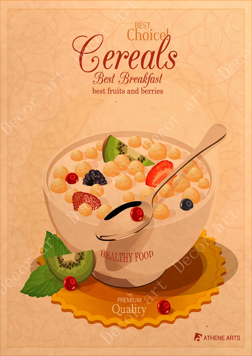 Ретро рекламная продукция пицца Картина на холсте винтажные настенные картины