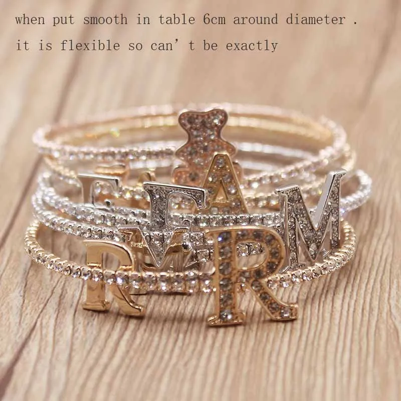 Новое поступление простые нежные браслеты золото/розовое золото/серебро браслет