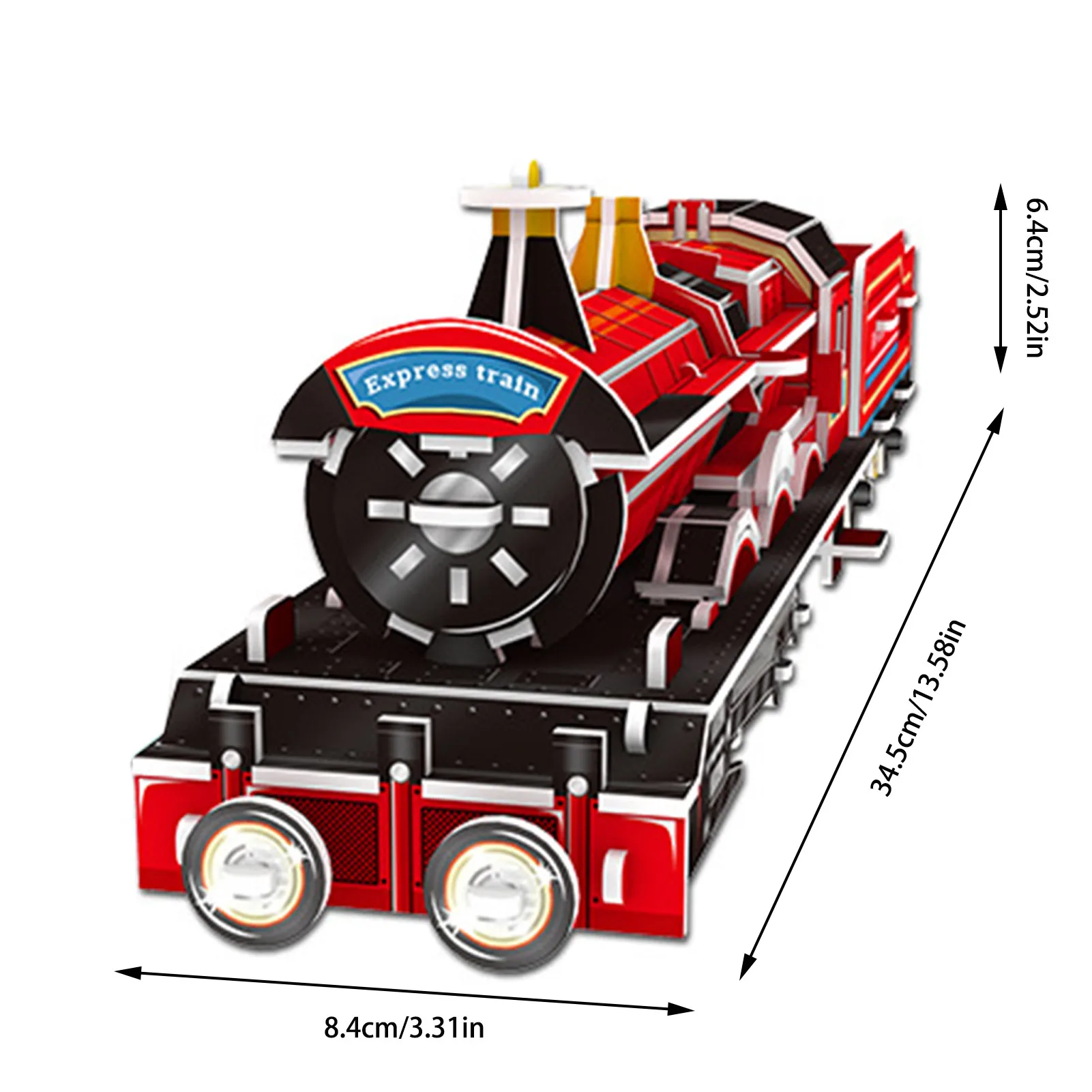 

Kids Educational Nosto 3D Locomotive Puzzles Toys Jigsaw Puzzle Educational Train Toys For Children Intellectual Training Toys