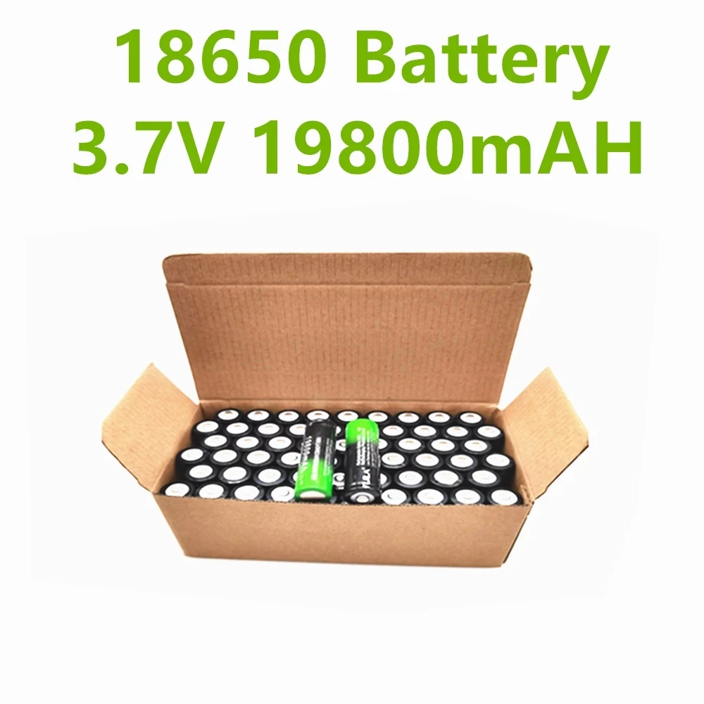 

3.7V 18650 Li-Ion Battery 19800mah Rechargeable Battery for LED Flashlight Flashlight or Various Electronic Devices Battery