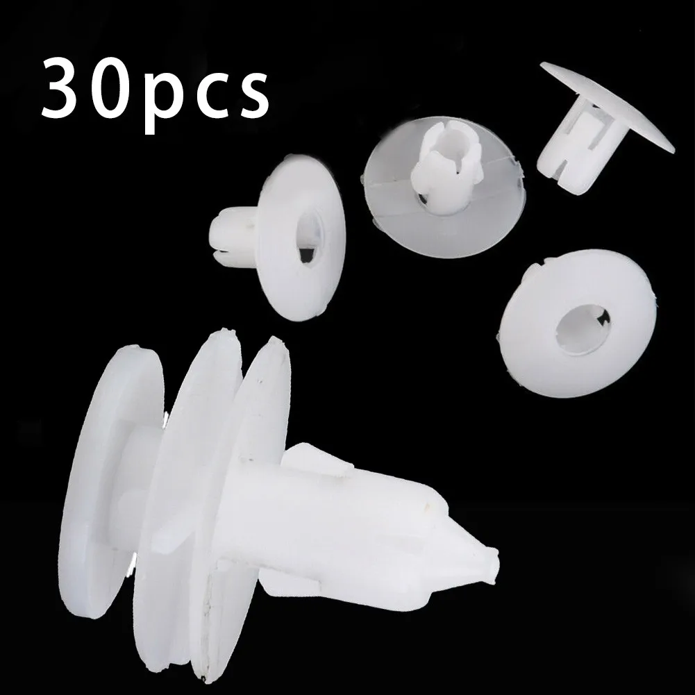

30pcs Push Type Clips Car Fastener For Chrysler For Grand Cherokee Nylon