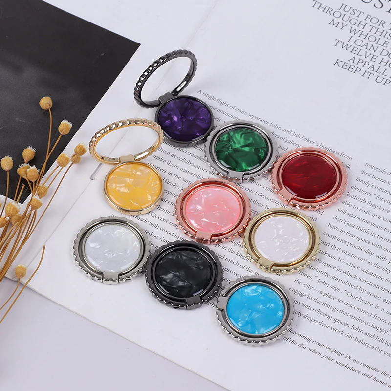 

1PC Universal 360 Degree Rotation Shell Finger Ring Mobile Phone Holder Stand