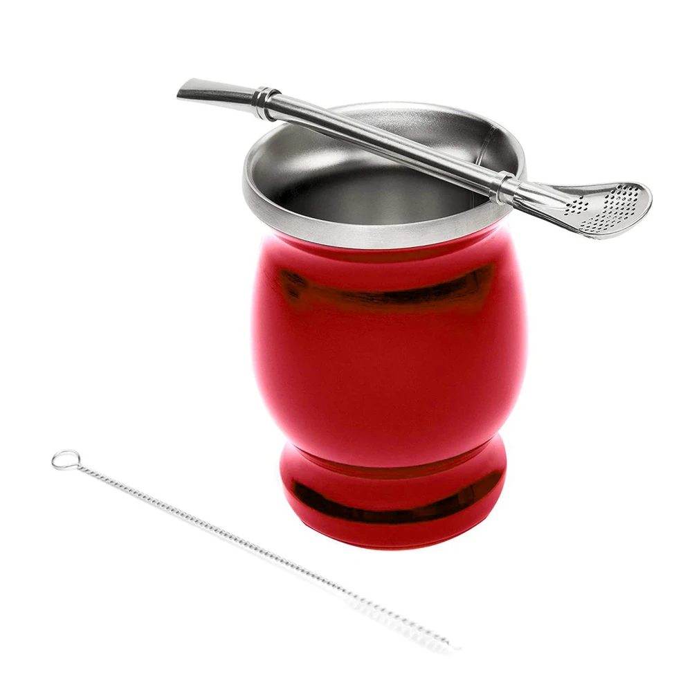 

Вакуумная кружка из нержавеющей стали, чайный набор 230 мл, 1 шт., посуда для напитков