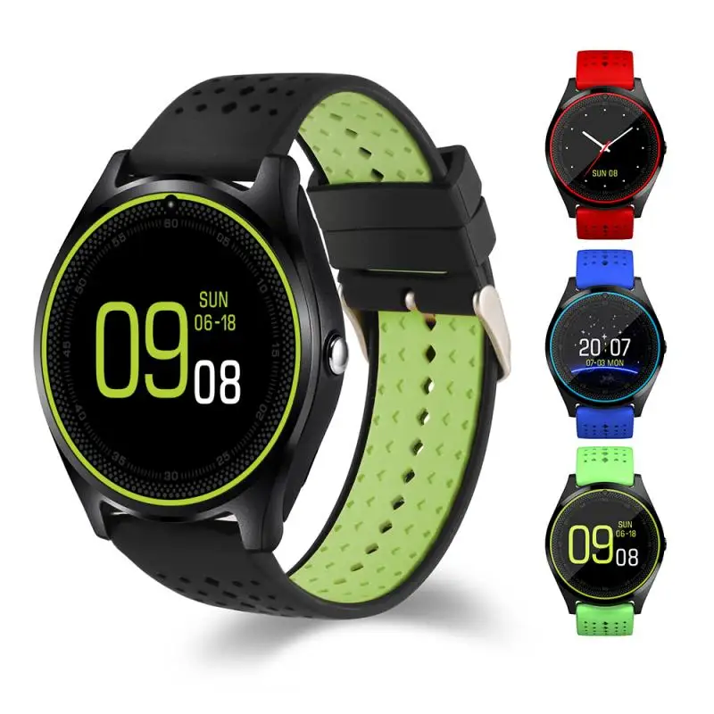 V9 Смарт-часы с поддержкой камеры Bluetooth Smartwatch SIM карты наручные часы для мужчин женщин детей беспроводные устройства спортивные часы