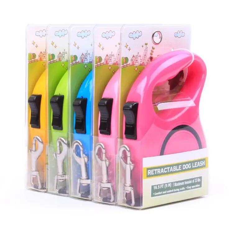 рулетка для собак Аксессуары домашних животных автоматический выдвижной