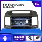 Автомобильный радиоприемник QLED для Toyota Camry 5, XV, 30, 2001, 2002-2006, мультимедийный видеоплеер, навигация GPS, Android, 2din, 2 Din, DVD, Wi-Fi
