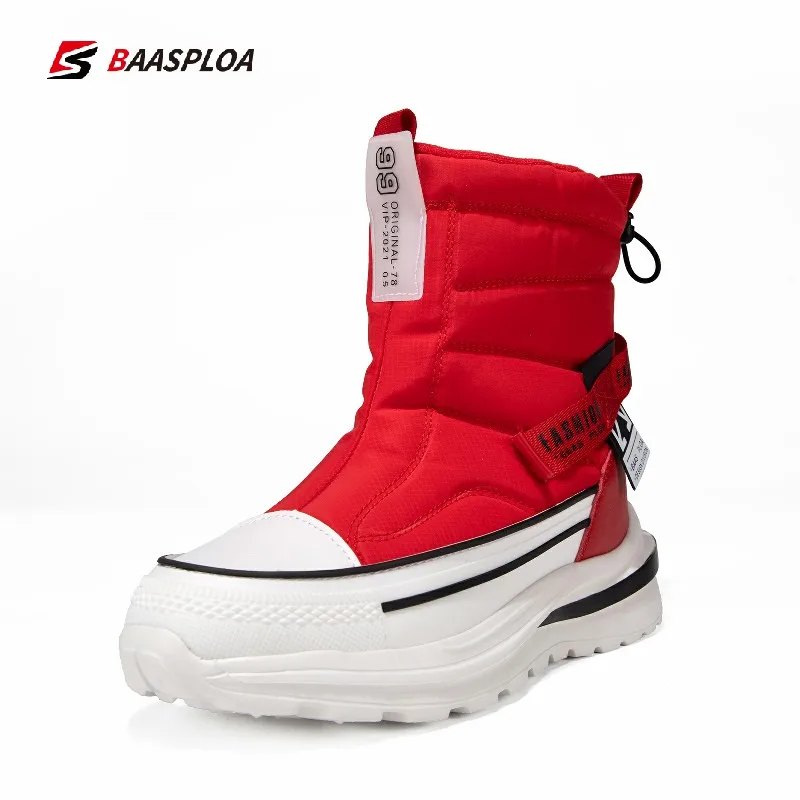 Baasploa Winter Shoes Women Boot Cotton Shoes For Female Non-slip Snow Boots High gang thick-soled Comfortable Female Shoes 2022