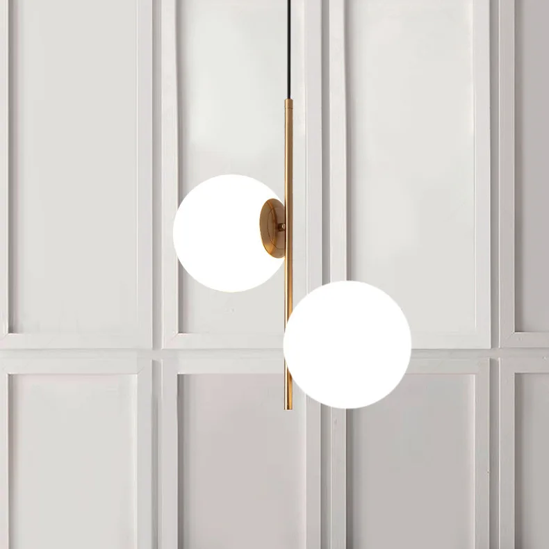 Скандинавский шар люстра для гостиной ресторана ретро креативное американское