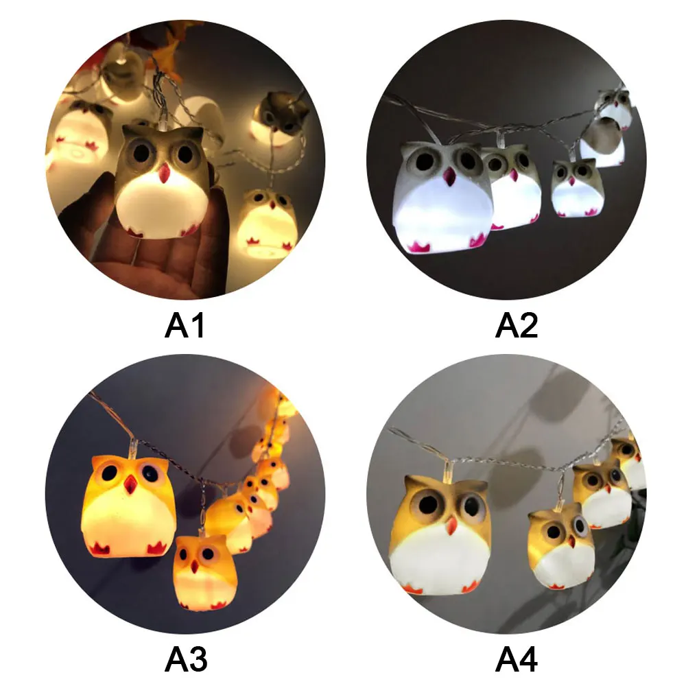 Путем самостоятельного выбора между милый Хэллоуин Сова гирлянды Фонари барбекю