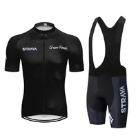 2021 strava cycling clothing short sleeve set quick dry men bicycle clothing summer cycling jersey sets mtb bike shorts suit