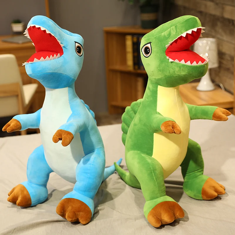 

New Lovely Soft Huggable Dinosaur Plush Toys Cartoon Simulation Tyrannosaurus Cute Stuffed Toy Dolls for Kids Boys Birthday Gift