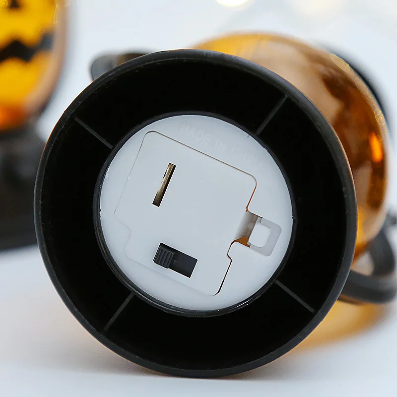 Luz LED colgante de noche para Halloween, linterna de poni, decoraci&oacute;n de Halloween, Bar, fiesta, l&aacute;mpara de aceite-3
