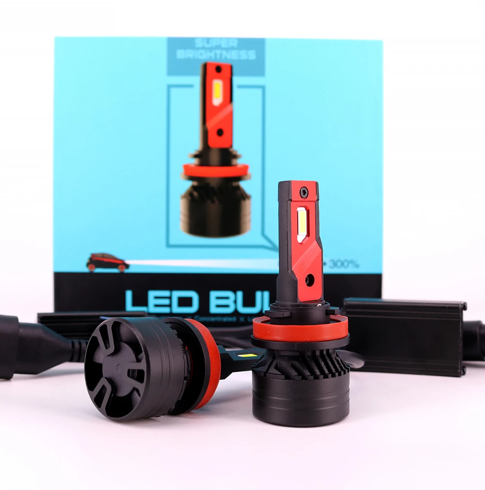 Автомобильные светодиодные лампы H8 H9 H11 H16(JP) F3 90 Вт 10000 лм|Передние LED-фары для авто|