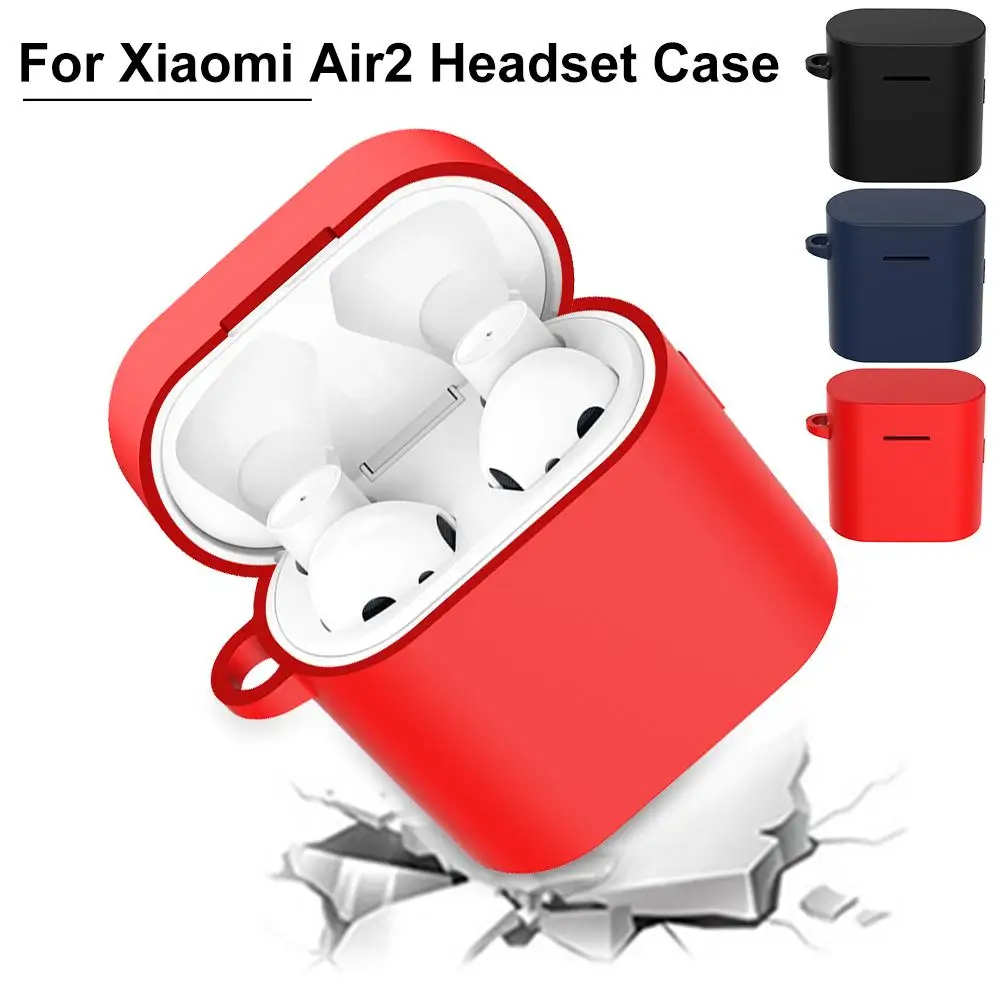 Защитный чехол для наушников Xiaomi Airdots беспроводной гарнитуры Air 2 аксессуары # 5YL