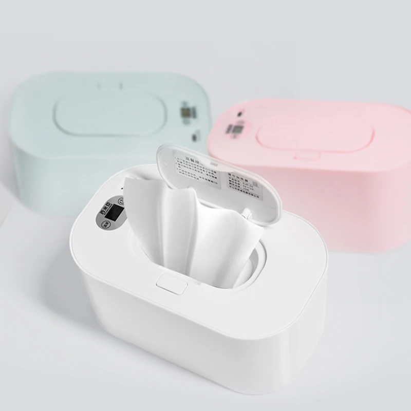 Toallitas h&uacute;medas para beb&eacute;s, calentador port&aacute;til de toallitas calientes para beb&eacute;s, caja de toallitas termost&aacute;ticas de papel, aislamiento de uso enchufable, ם בים ם-1