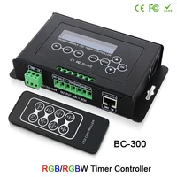 bc 300 time programmable led controller rgb rgbw tape controller programmable timer light dmx 512 signal controller dc12v 36v
