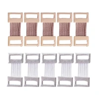 10 pcs bandage wrap stretch metal clips fixation clamps hooks first aid kit for sport whitecoffee replacement elastic