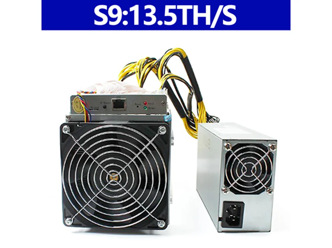 Биткойн Майнер Bitman AntMiner S9j 13.5-14TH/S BTC ASIC с Bitmain источником питания дешевле
