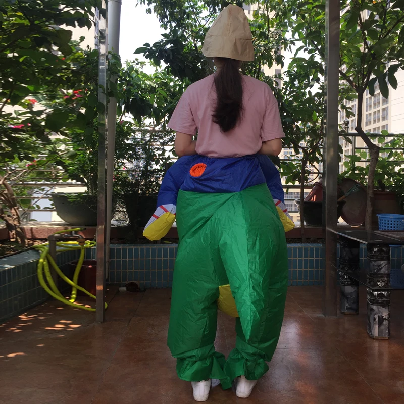 Надувной костюм динозавра для взрослых Женский на Хеллоуин disfraces нарядное платье