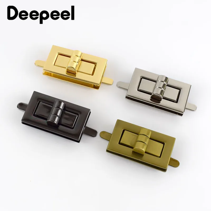 2 шт. Deepeel 31/38/46 мм новая прямоугольная металлическая Поворотная застежка с замком