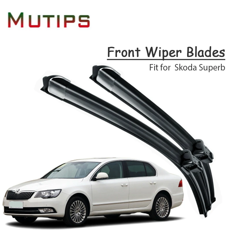 Резиновая передняя щетка стеклоочистителя для Skoda Superb B5 B6 B8 2018 2017 -2001 1 комплект