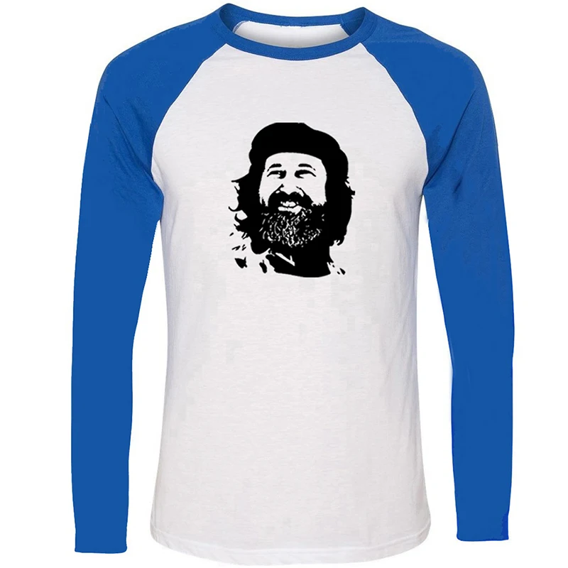 Che Guevara Head Portrait Revolution The Big Bang Theory Мужская футболка с принтом графическая длинным