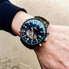 Часы мужские кварцевые, спортивные, с электронным счетчиком, с браслетом и будильником, 2021