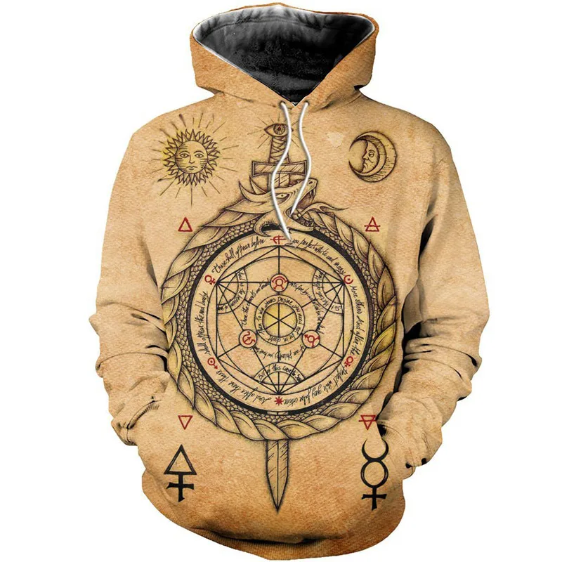 

Новая повседневная толстовка Ouroboros с 3D принтом, мужская и женская толстовка на молнии, модная повседневная Уличная Толстовка в стиле Харадзюку