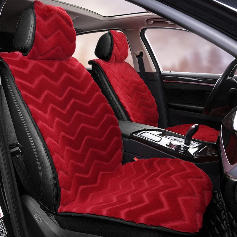 Online Pelz Auto Sitz Deckt Fit Für Die Meisten Autos Weiche Und Warme Protector Automotive Innen Luxus Autos Sitz Kissen Matte Pad