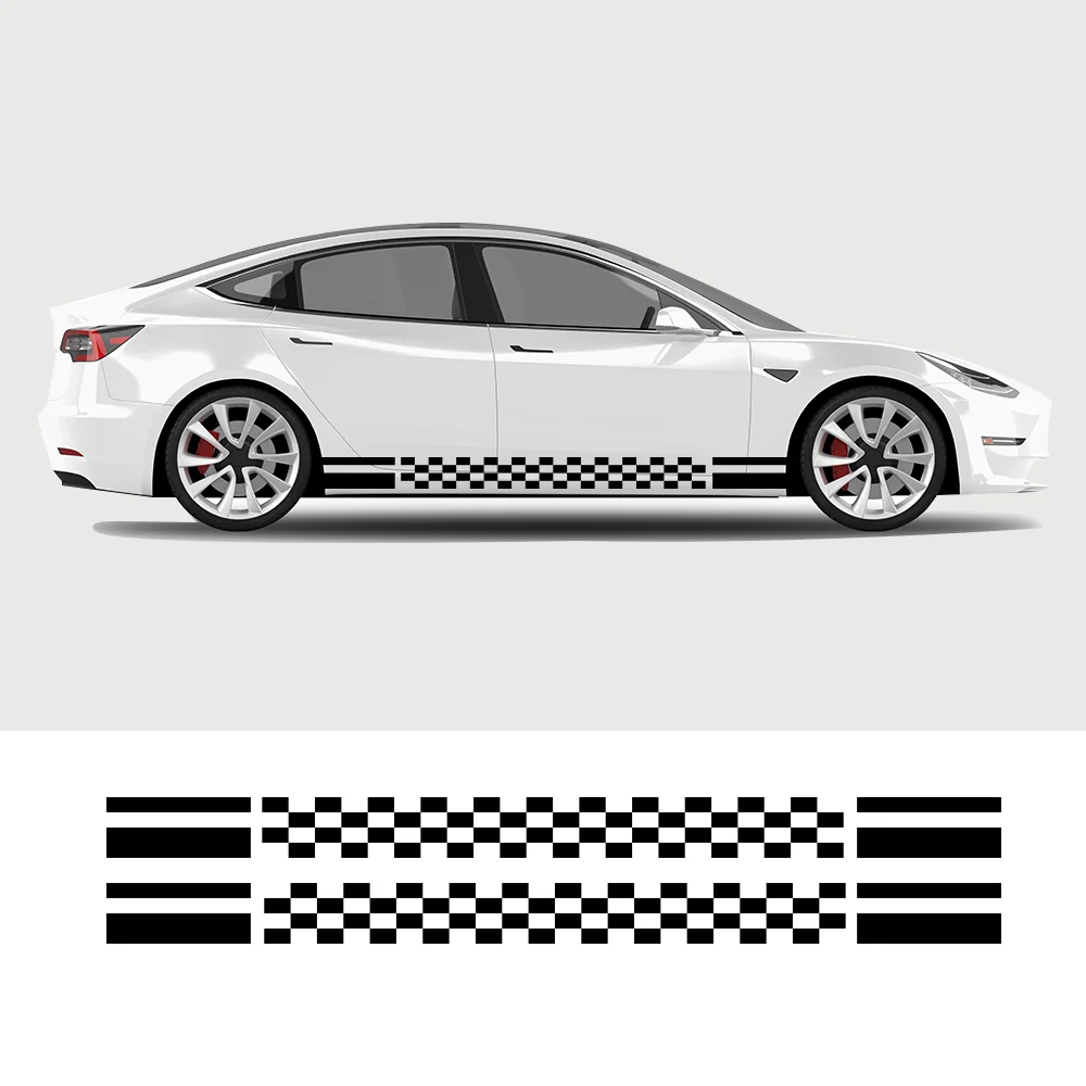 

Universal Side Skirt Car Door Sticker Decal Automobiles Auto Accessories