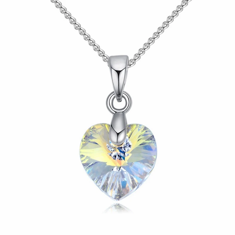 Мини-подвеска SHDEDE в форме сердца для женщин и девочек Подарочная цепочка