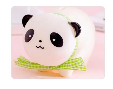 1 шт. Kawaii чехол для экономии денег свинья кошка панда банк домашний Декор Детский мультфильм подарок на день рождения коробка для хранения монет вечерние сувениры - Цвет: 4