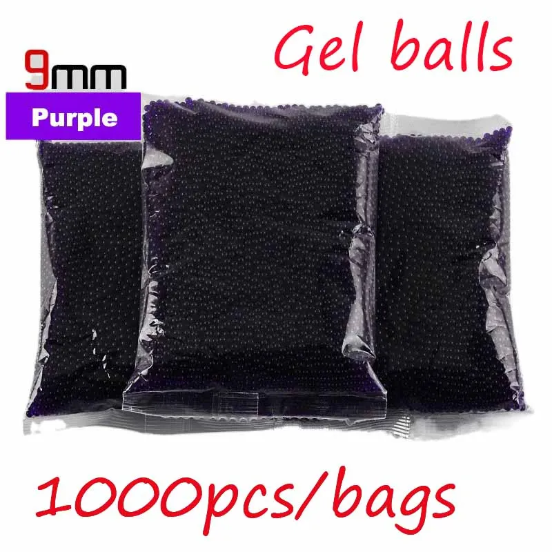 

3 пакета (ов) 10000 шт./пакет фиолетовый 9 мм мягкая Водяная бомба с украшением в виде кристаллов пуля гель мяч игрушка аксессуары для детской ве...