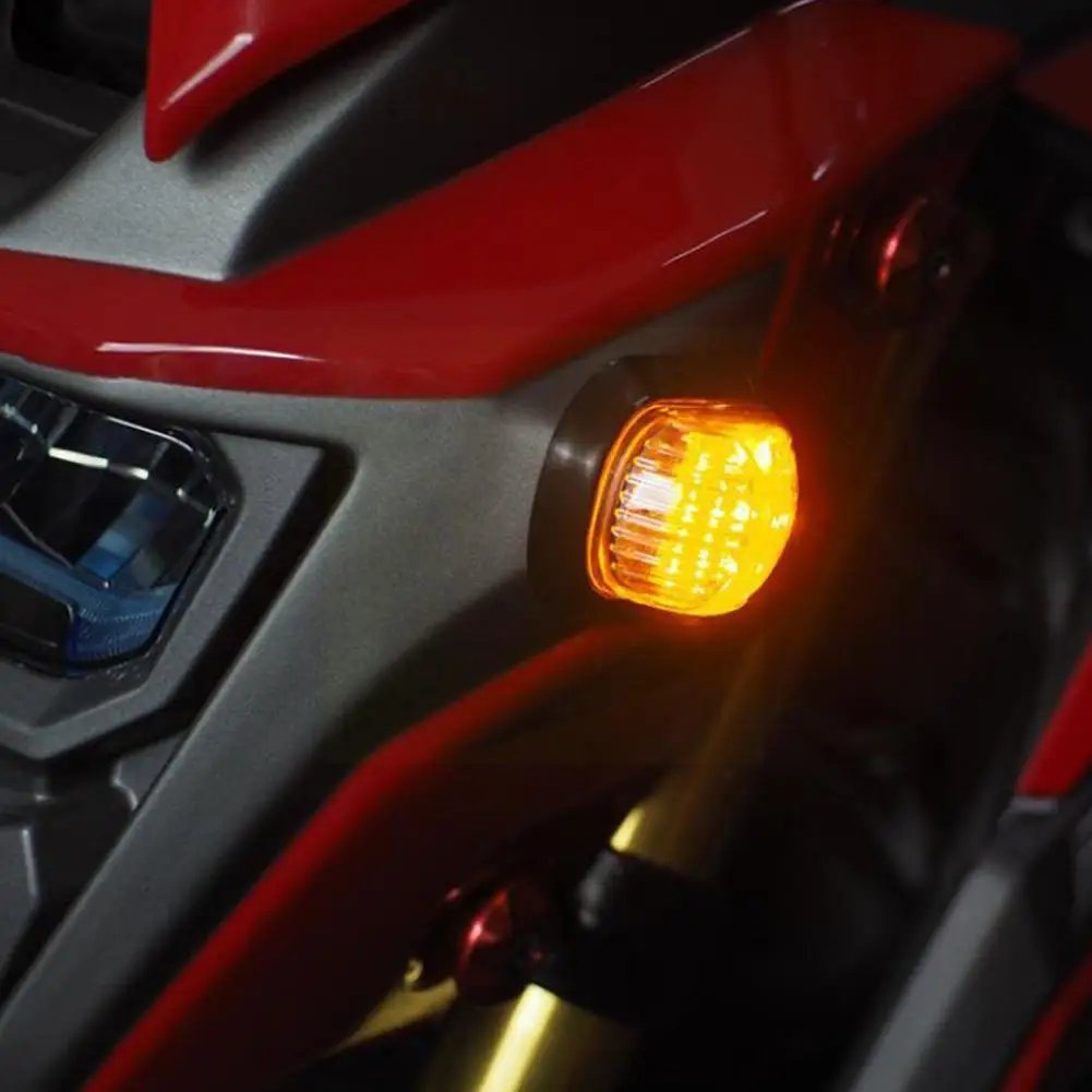 

Ultrasonic Packaging Waterproof And Durable Low Energy Turning 9led Motorcycle Downlight Light Turn DC12V Signal A7N4