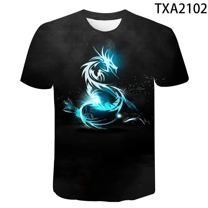 

2021 super cool 3D printed pattern short sleeve summer hip hop men's street fashion pop style top half sleeve T-shirt